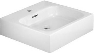 Раковина подвесная KLUDI Esprit Plus 49W0543 50х50х14,3 см, фарфор, белая