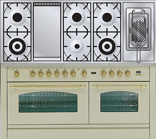 Газовая плита с духовым шкафом ILVE PN-150FR-MP