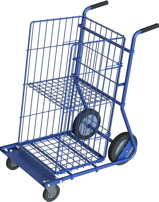 Тележка производственная MetallCart VK62 для инвентаря