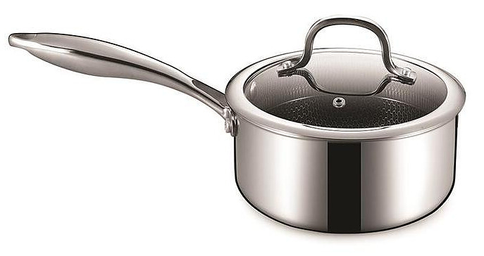 Сотейник P.L. Proff Cuisine New Kitchen Honeycombs 81280242 1.4 л d 16 см h 7.5 см нержавеющая сталь, индукция