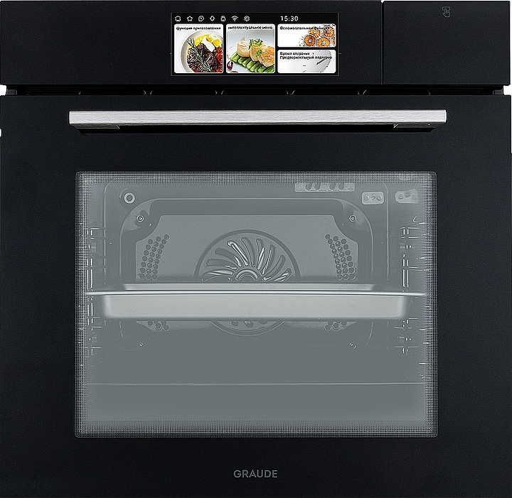 Духовой шкаф комбинированный с паром Graude BMDP 60.2 S черный
