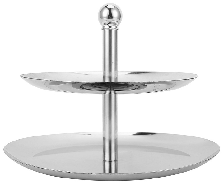 Этажерка для сервировки MGSteel 77832 d 22/27 см h 23 см 2-х ярусная