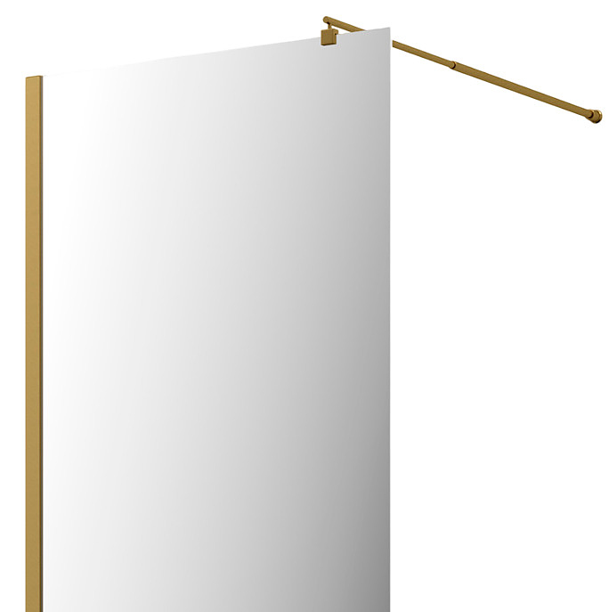 Душевое ограждение Wasserkraft Rur 30W39BG-MR 2000х900 мм матовое золото