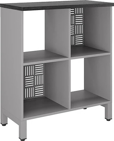 Стеллажная система КОБОР SQ-2Х2 aluminum/wood