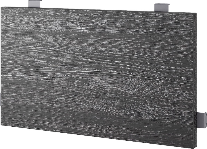 Нижний боковой подвесной экран КОБОР EN2-80 graphite/glazed (ЛДСП)