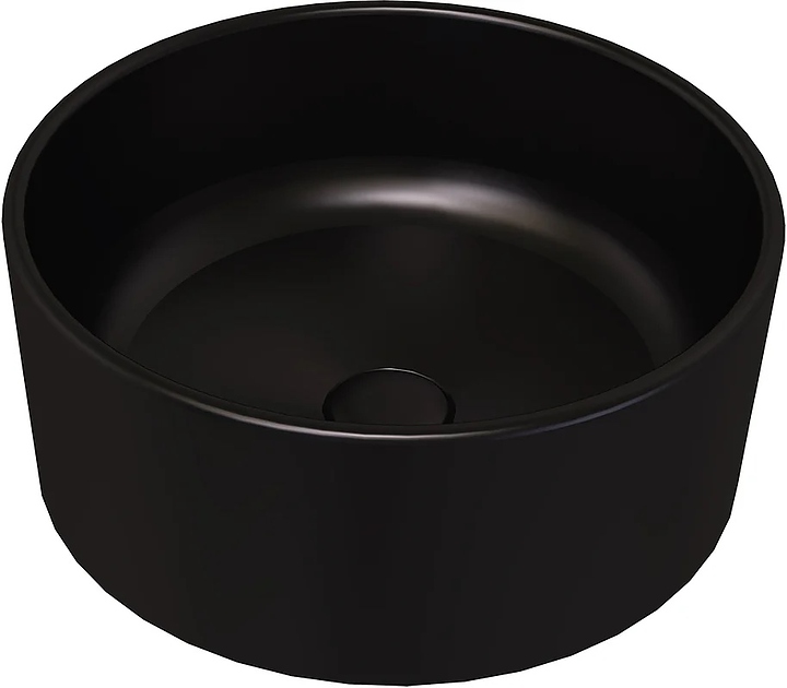 Раковина накладная Bien Harmony HRLG04001FD0B7000 40х40 см черная матовая