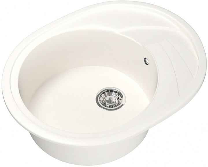 Мойка кухонная Mixline ML-GM17 (341) 46,5х57 см, молоко