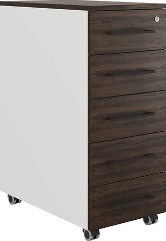 Тумба мобильная КОБОР TМ5-40/80 white/charlston