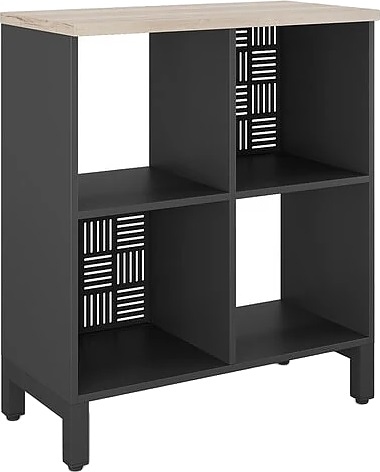 Стеллажная система КОБОР SQ-2Х2 black/natural