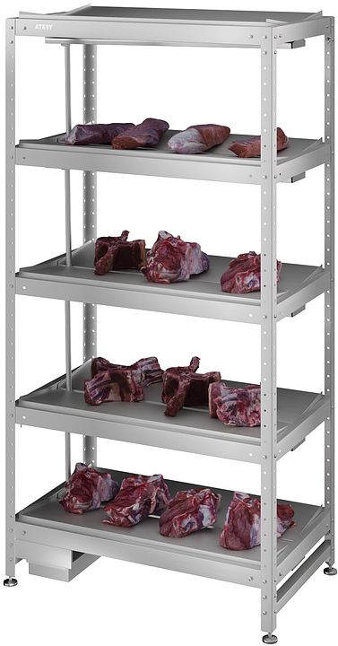 Стеллаж для дефростации мяса ATESY СТДФ-С 1000.600.2000-02-Н
