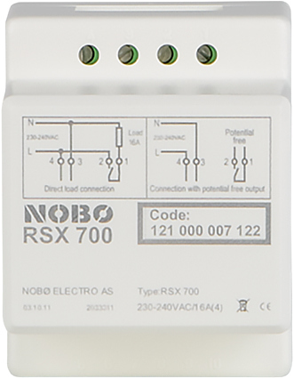Приемник аппаратный релейный NOBO RSX 700