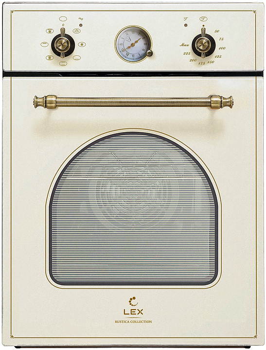 Шкаф духовой Lex EDM 4573 C белый антик