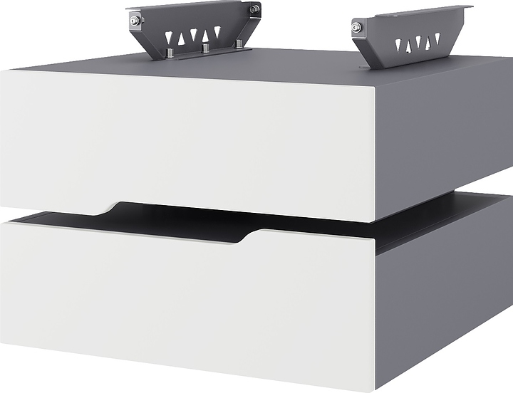 Тумба подвесная КОБОР T-2 graphite/premium