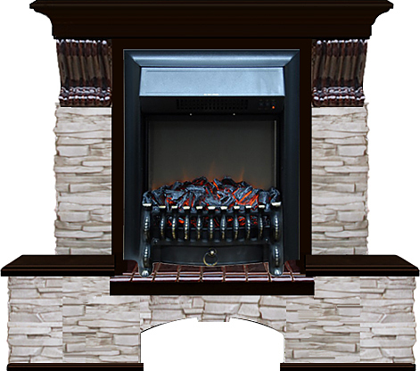 Камин Glenrich Бостон К Fobos BL Мисхор №1 венге