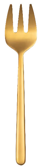 Вилка для торта Loveramics Chateau H001-11BBA 14 см, латунь (Brass)