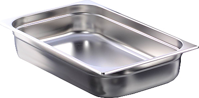 Гастроемкость VIATTO GN 1/1-40 (530x325х40) нерж. сталь