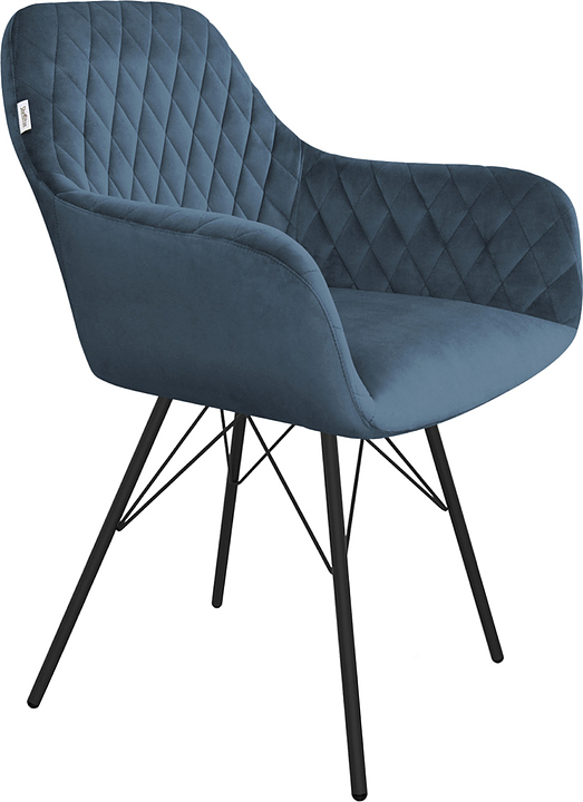 Стул Sheffilton SHT-ST38/S37 тихий океан / черный муар