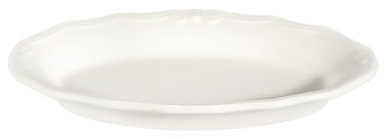 Блюдо овальное ID Fine Transparent Tiffany 10000-213026 26 см белый
