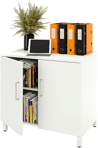 Шкаф для документов ZAMM 2 полки, 2 двери МК 600 90х60х83,7 см белый