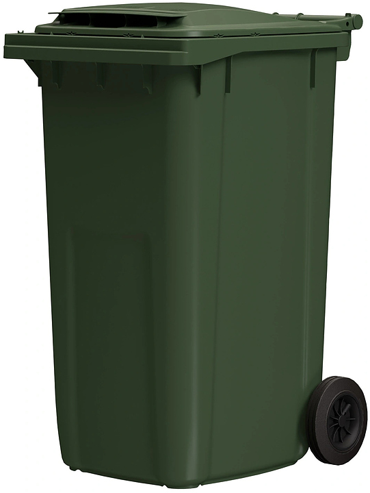 Контейнер для мусора iPlast 34.C29 240 л зеленый