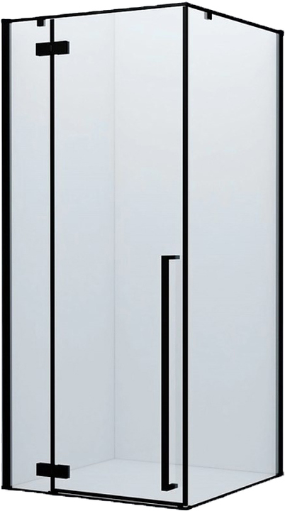 Уголок душевой IDDIS Slide SLI6BS0i23 90х90х195 см, прозрачное, распашная, чёрный
