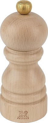 Мельница для перца Peugeot Paris Classic 0870412, 55х120 мм, бук / металлический измельчитель, светлое дерево