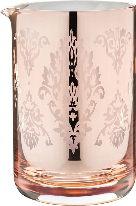 Стакан для смешивания P.L. Barbossa MXGS0015-CP B'Guys 600 мл (стекло) медный с рисунком