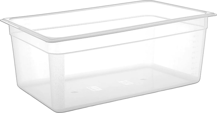 Гастроемкость Gastroplast GNPP-11200 GN 1/1-200 (530х325х200) 24 л полипропилен прозрачная