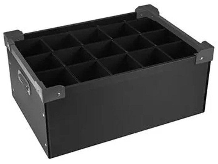 Ящик для бокалов P.L. Barbossa Bad Guys Bar GLSG0010 55х37,7х23 см поликарбонат, черный