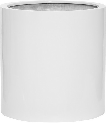 Кашпо Pottery Pots Max (43х43 см) белое глянцевое