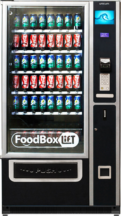 Торговый автомат Unicum Food Box Lift с термобоксом