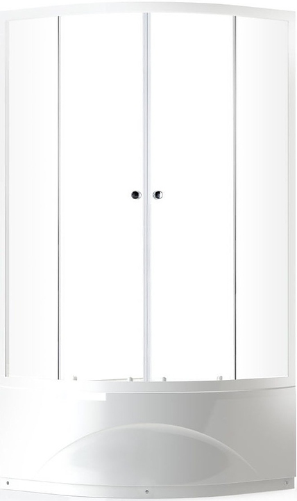 Душевой уголок с поддоном Domani-Spa Delight 88 high DS0405D88H0Cl00 80х80 см