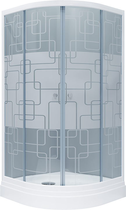Уголок душевой Triton Квадраты 90х90 А