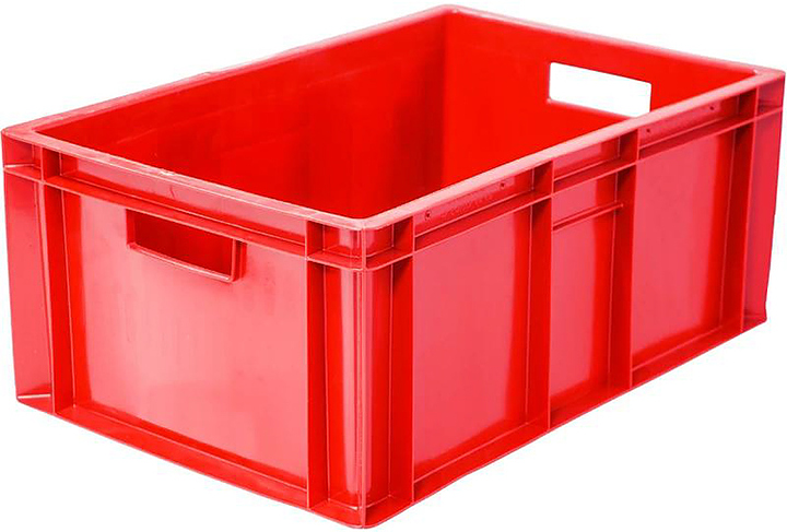 Ящик для мяса ТАРА.РУ 204 МСК 600х400х250 мм красный