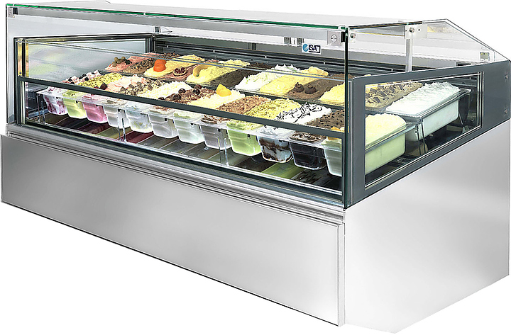 Витрина для мороженого ISA Gelato Supershow 155 RV H117