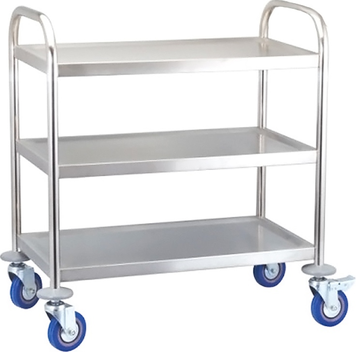 Тележка сервировочная CuisinAid CD-RST3B 3 яруса 810х460х850 мм