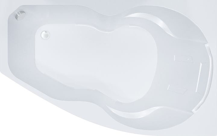 Ванна Triton Лайма 160х95 см, акрил, правая