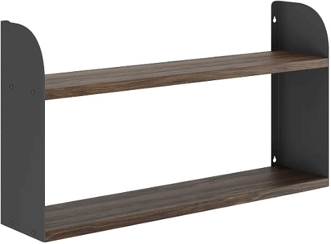 Полка КОБОР S1-80/20 black/charlston