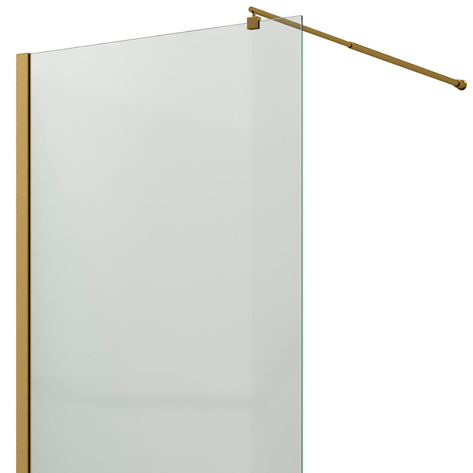 Душевое ограждение Wasserkraft Rur 30W46BG 2000х1100 мм матовое золото