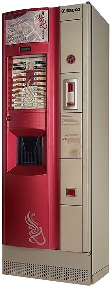 Кофейный торговый автомат Saeco Quarzo 500 (со сдачей монетами)