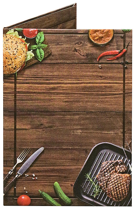 Папка счет Luxstahl Бургер