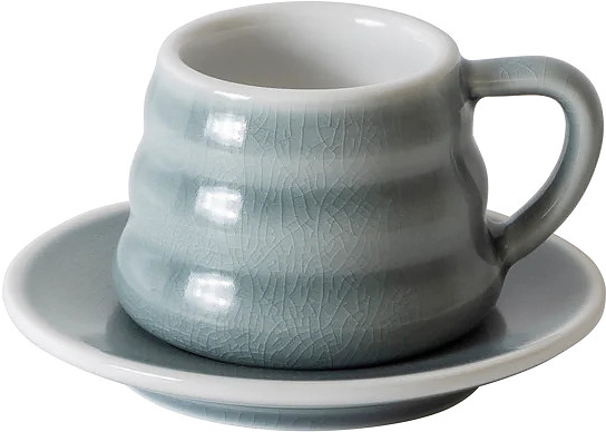 Кофейная пара Loveramics Bond Ibrik C098-B002B 110 мл, сharcoal