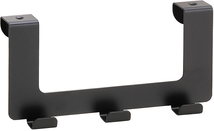 Вешалка-планка с 3-мя крючками на дверь Bemeta Dark 101106220