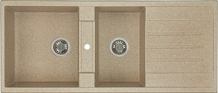 Кухонная мойка AQUATON Торина 1A712032TR220 песочный