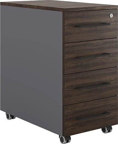 Тумба мобильная КОБОР TМ4-40/80 graphite/charlston