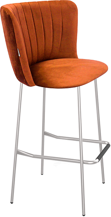 Стул барный Sheffilton SHT-ST36-1/S29 песчаная буря / хром лак