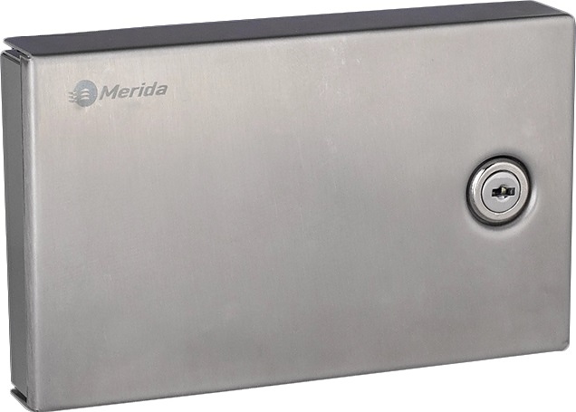 Диспенсер одноразовых перчаток Merida STELLA R GSM004.R (нерж. сталь) матовая сталь