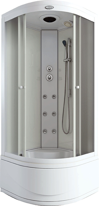 Душевая кабина ARCUS AS-108 80x80x215 см, высокий поддон, гидромассаж спины