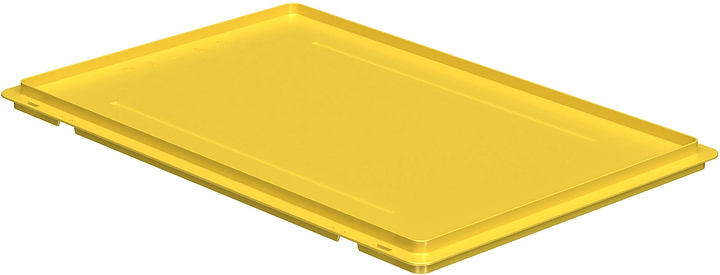 Крышка iPlast 50.513 желтая