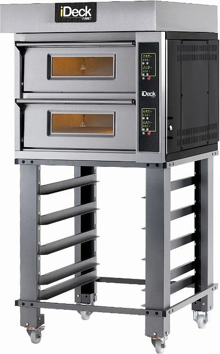 Печь для пиццы подовая Moretti Forni ID-D 60.60 + стенд с направляющими